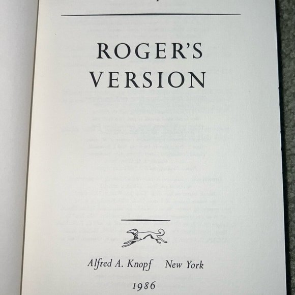 John Updike Roger’s Version Signed 1st Edition! 1986 RARE #108/350 Book W Cover! - Picture 7 of 8